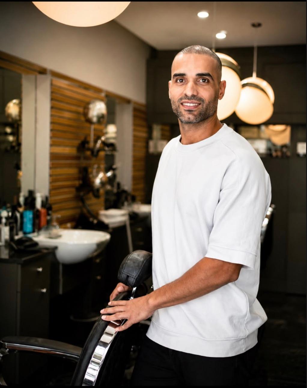Sam, barber at True Man Barbers